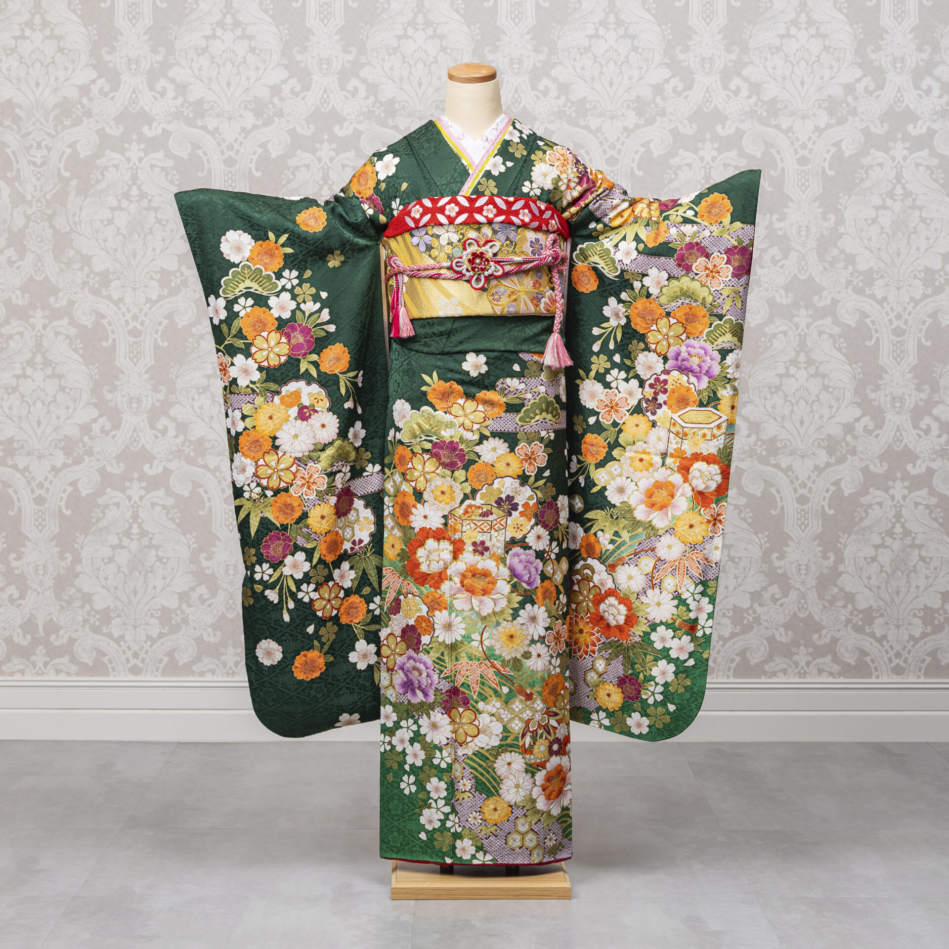 品番431　緑/枝垂れ桜雪輪舞ひめ